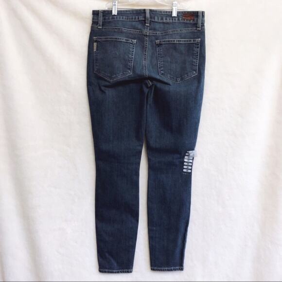 Paige Light Wash Verdugo Ankle Skinny Jeans - Picture 4 of 8